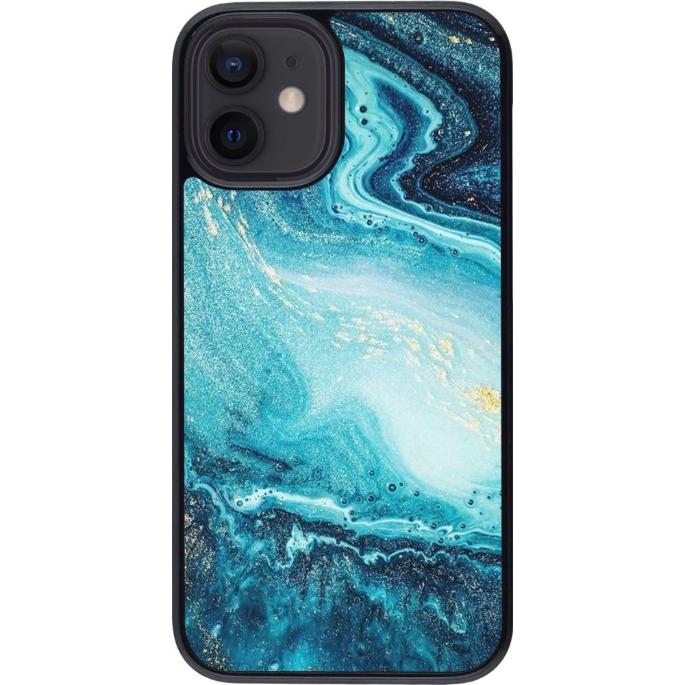 Coque iPhone 12 mini - Sea Foam Blue
