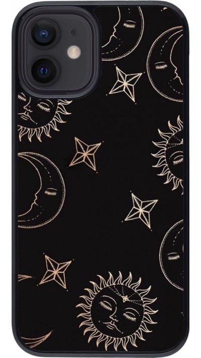Coque iPhone 12 mini - Suns and Moons