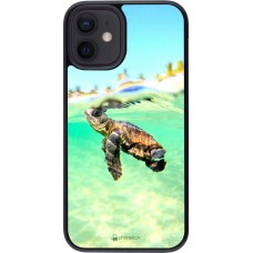 Coque iPhone 12 mini - Turtle Underwater