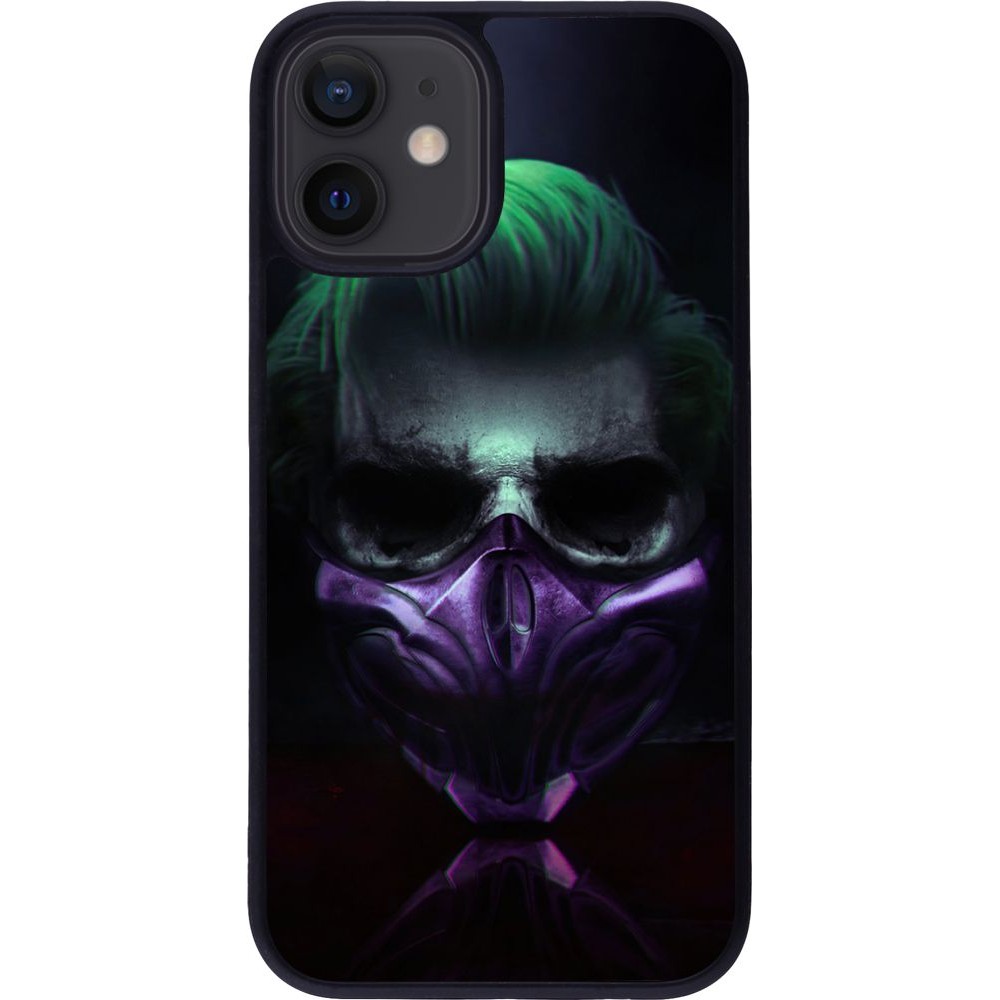 Coque iPhone 12 mini - Silicone rigide noir Halloween 20 21