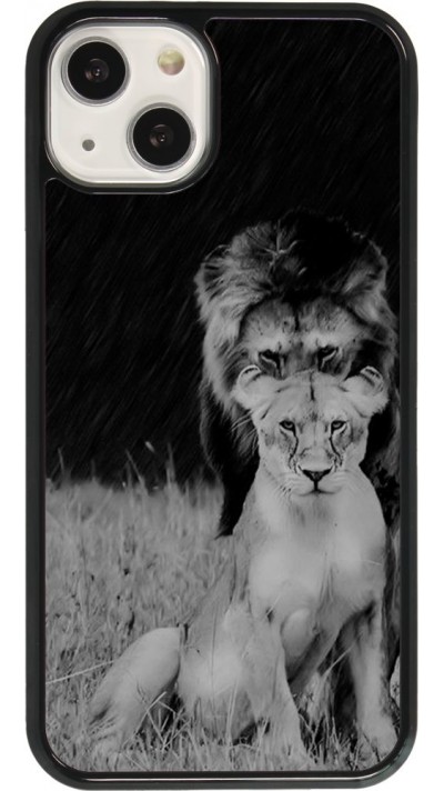Coque iPhone 13 - Angry lions