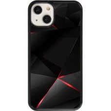 iPhone 13 Case Hülle - Black Red Lines