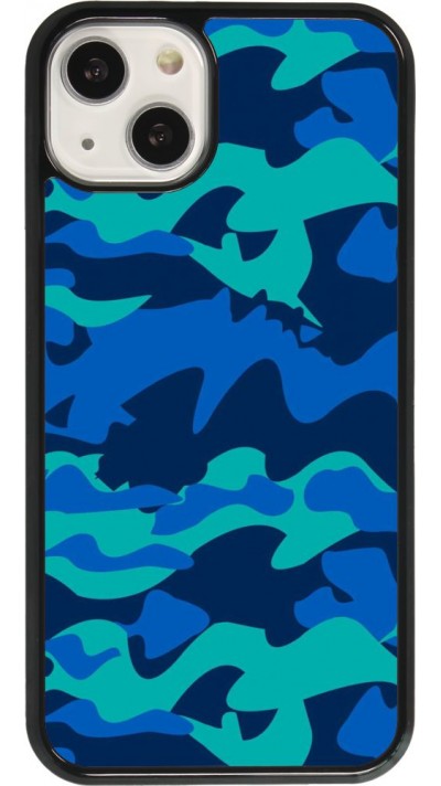 iPhone 13 Case Hülle - Camo Blue