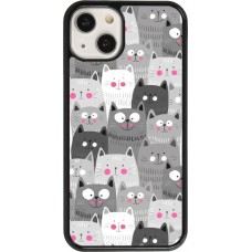 iPhone 13 Case Hülle - Katzenschwärme