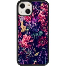Coque iPhone 13 - Flowers Dark