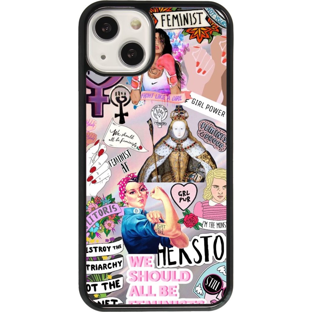 iPhone 13 Case Hülle - Girl Power Collage