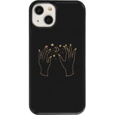 Coque iPhone 13 - Grey magic hands