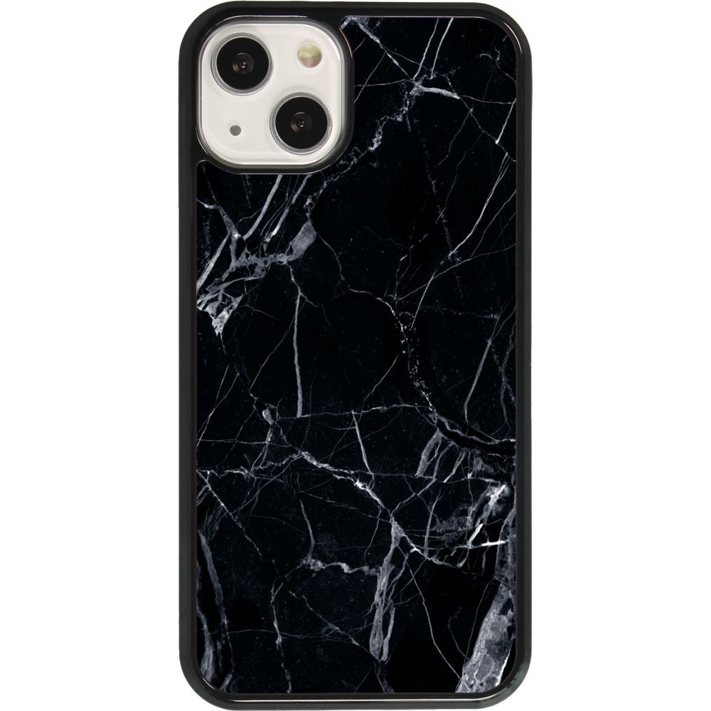 Coque iPhone 13 - Marble Black 01