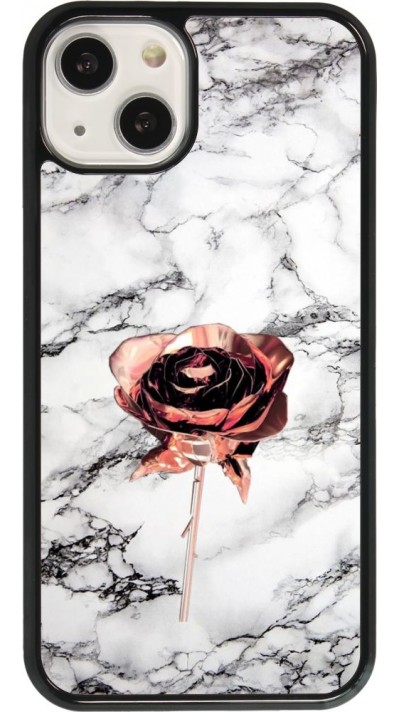 Coque iPhone 13 - Marble Rose Gold
