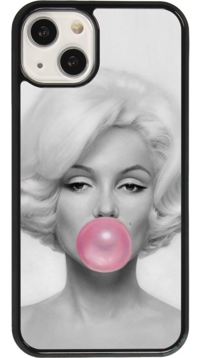 Coque iPhone 13 - Marilyn Bubble