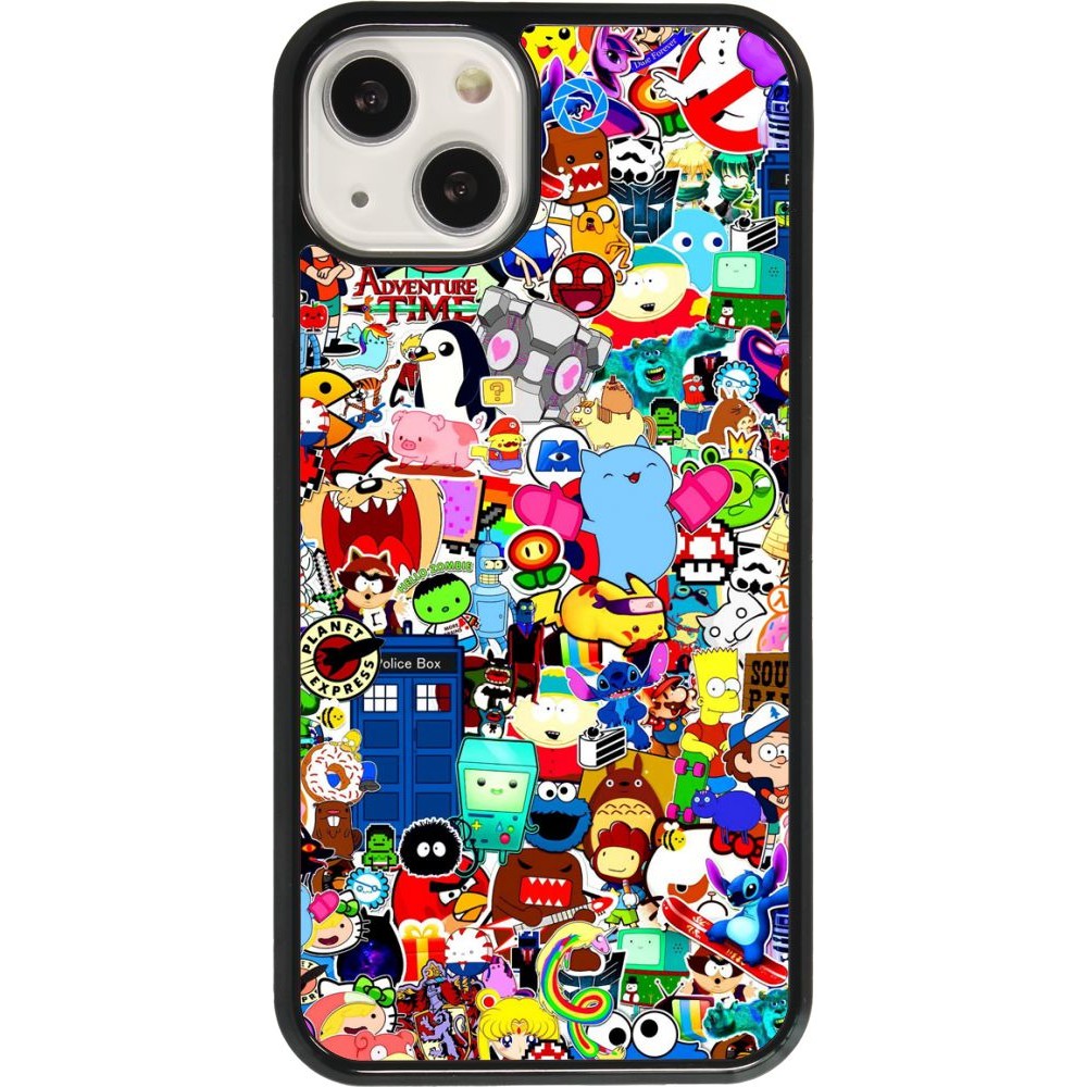 Coque iPhone 13 - Mixed cartoons