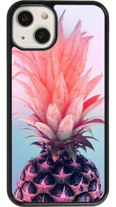 Coque iPhone 13 - Purple Pink Pineapple
