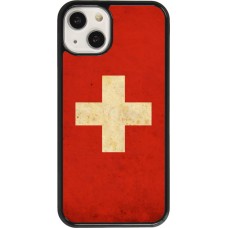 Coque iPhone 13 - Vintage Flag SWISS