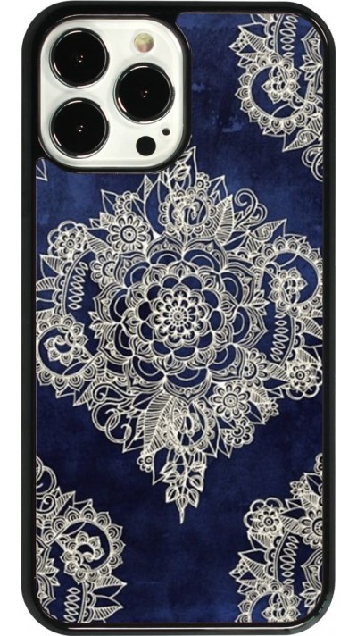 iPhone 13 Pro Max Case Hülle - Cream Flower Moroccan