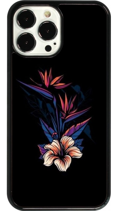 Coque iPhone 13 Pro Max - Dark Flowers