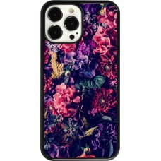 iPhone 13 Pro Max Case Hülle - Flowers Dark
