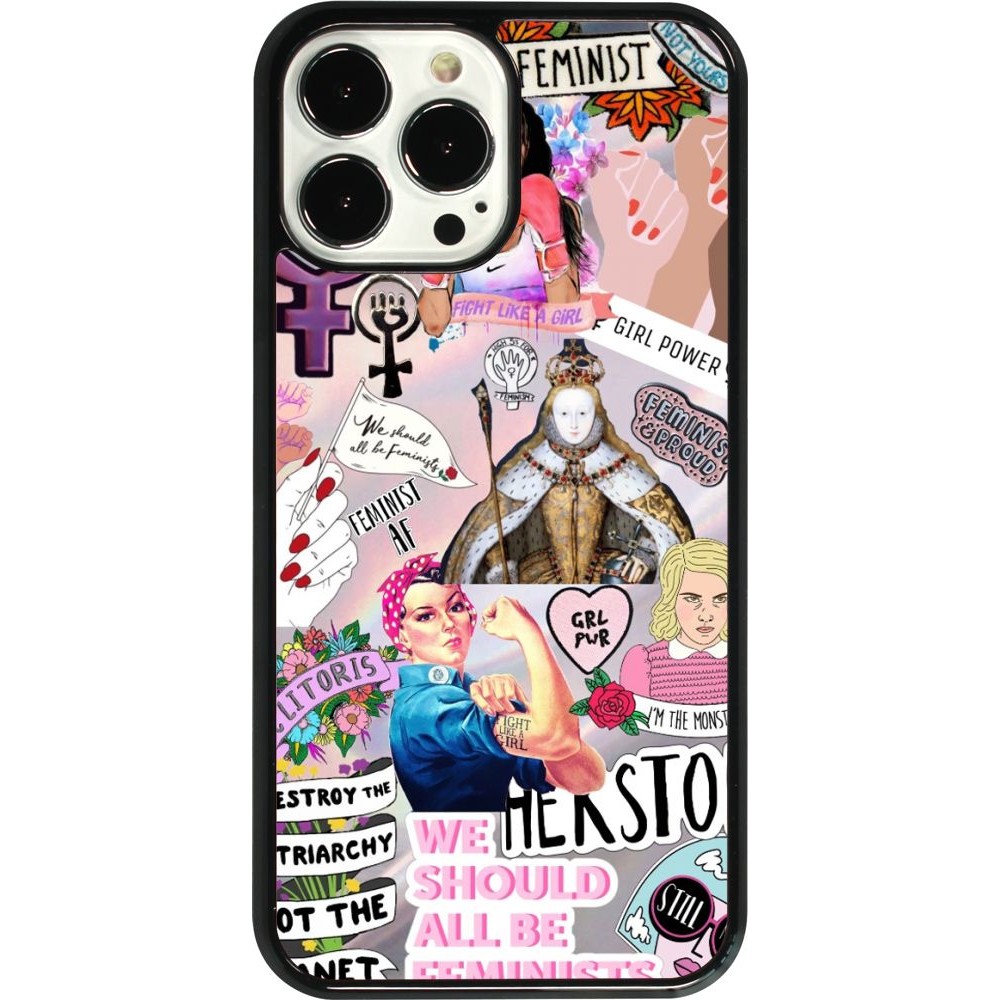 iPhone 13 Pro Max Case Hülle - Girl Power Collage