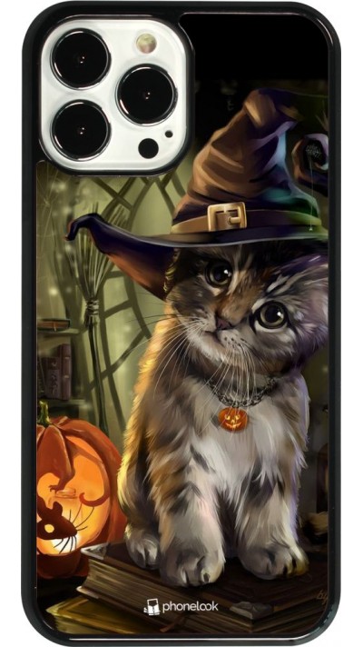 Hülle iPhone 13 Pro Max - Halloween 21 Witch cat