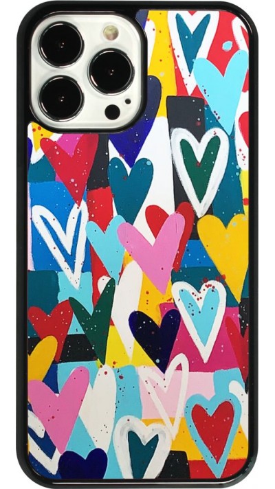 Coque iPhone 13 Pro Max - Joyful Hearts