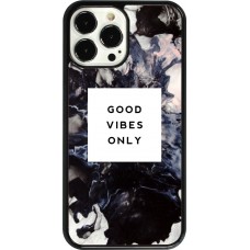 Coque iPhone 13 Pro Max - Marble Good Vibes Only