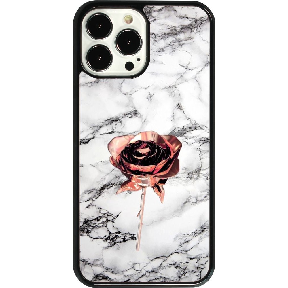 iPhone 13 Pro Max Case Hülle - Marble Rose Gold