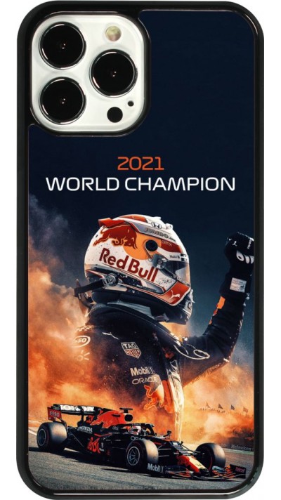 Coque iPhone 13 Pro Max - Max Verstappen 2021 World Champion