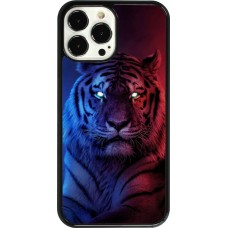 Coque iPhone 13 Pro Max - Tiger Blue Red