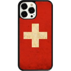iPhone 13 Pro Max Case Hülle - Vintage Flag SWISS