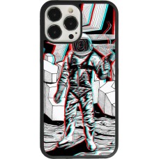 Coque iPhone 13 Pro Max - Silicone rigide noir Anaglyph Astronaut