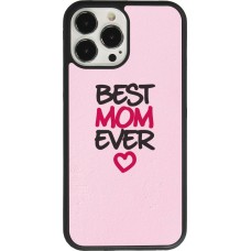 Coque iPhone 13 Pro Max - Silicone rigide noir Best Mom Ever 2