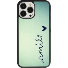 Coque iPhone 13 Pro Max - Silicone rigide noir Smile
