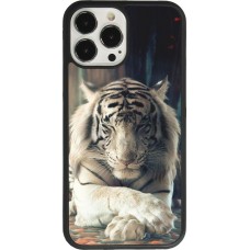Coque iPhone 13 Pro Max - Silicone rigide noir Zen Tiger