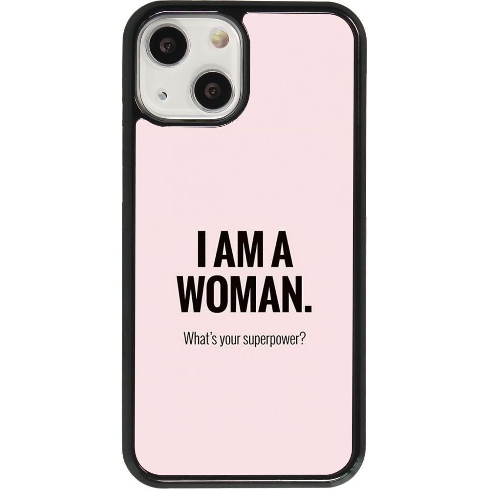 Coque iPhone 13 mini - I am a woman