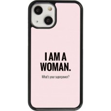 Coque iPhone 13 mini - I am a woman