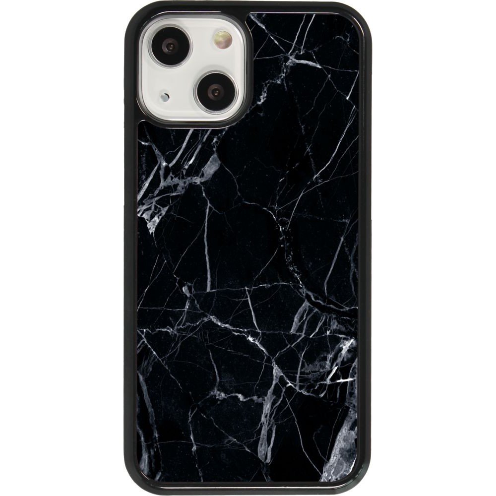 Coque iPhone 13 mini - Marble Black 01