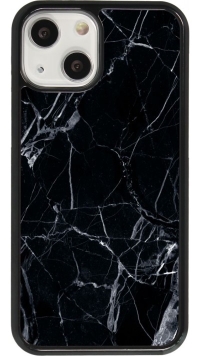 Coque iPhone 13 mini - Marble Black 01