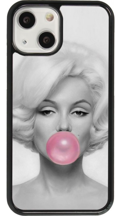 Coque iPhone 13 mini - Marilyn Bubble