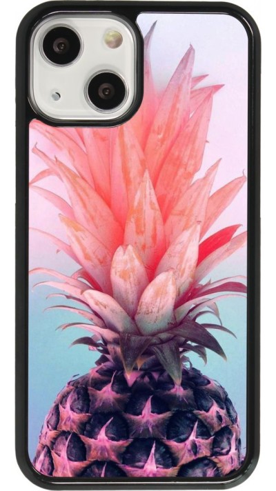 Coque iPhone 13 mini - Purple Pink Pineapple