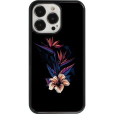 iPhone 13 Pro Case Hülle - Dark Flowers