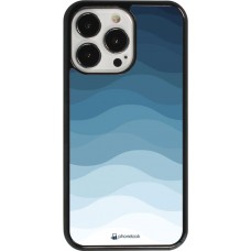 Coque iPhone 13 Pro - Flat Blue Waves