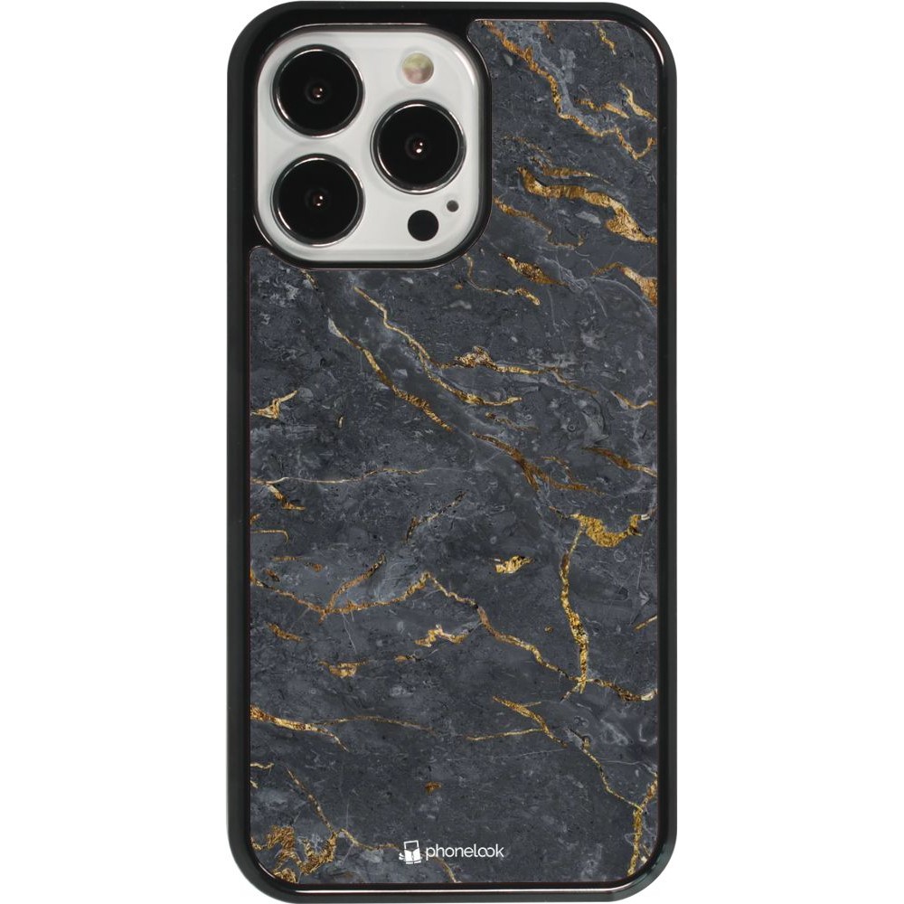 Coque iPhone 13 Pro - Grey Gold Marble
