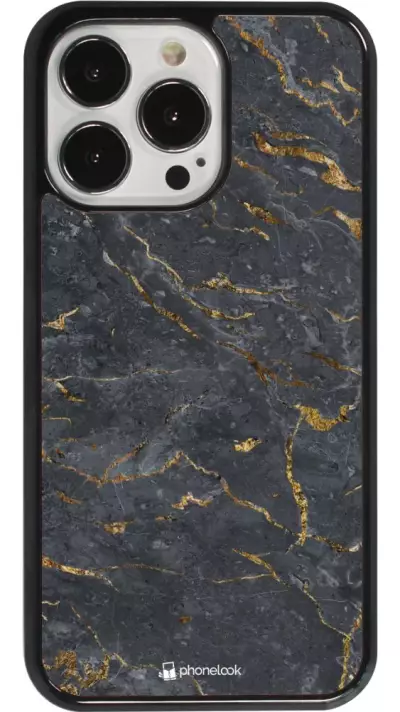 Coque iPhone 13 Pro - Grey Gold Marble