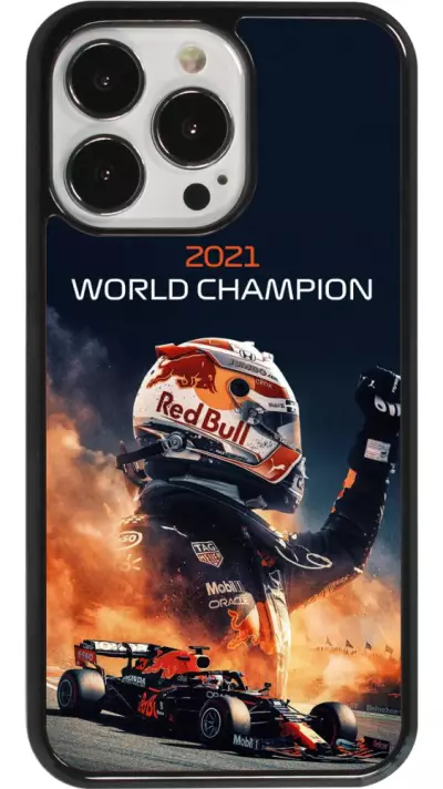 Coque iPhone 13 Pro - Max Verstappen 2021 World Champion
