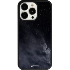 Coque iPhone 13 Pro - Silicone rigide noir Black Sky Clouds