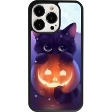iPhone 13 Pro Case Hülle - Silikon schwarz Halloween 17 15