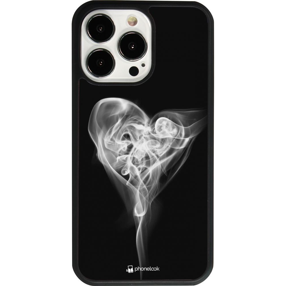 Hülle iPhone 13 Pro - Silikon schwarz Valentine 2022 Black Smoke