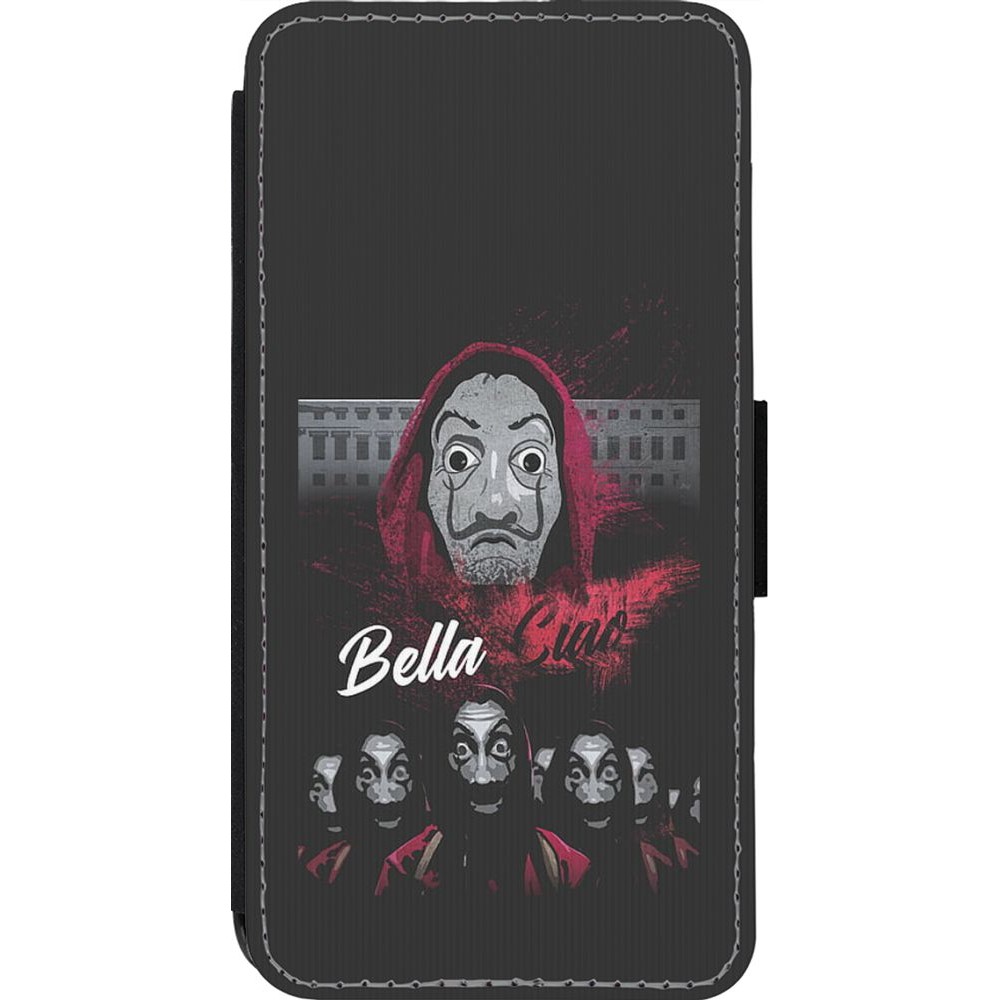 Coque iPhone 13 Pro - Wallet noir Bella Ciao