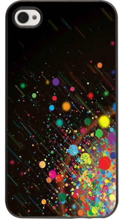 Coque iPhone 4/4s - Abstract bubule lines