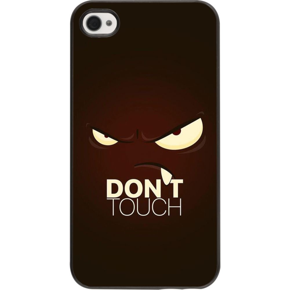 Coque iPhone 4/4s - Angry Dont Touch