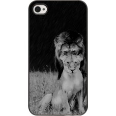 Coque iPhone 4/4s - Angry lions